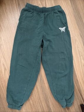 Pacsun Women’s Green Butterfly Logo Jogger Sweatpants